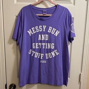 PINK Victoria's Secret Lavender Tee